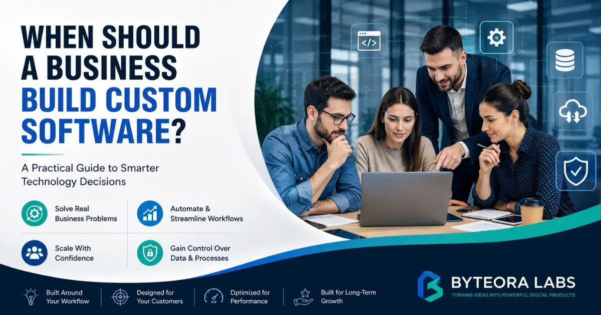 When Should a Business Build Custom Software?