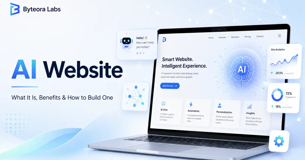 AI Website: What It Is, Benefits, Features & How to Build One